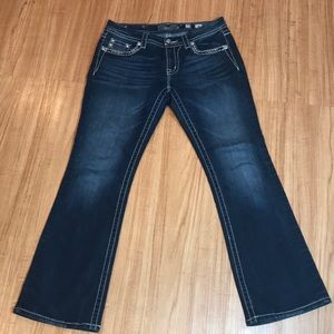 Miss Me blue jeans Easy Boot EUC  31x31